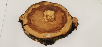 Ломтик яблока 39x38см, дерево для стола из смолы