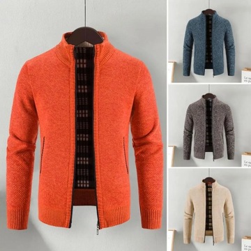 New Spring Autumn Knitted Sweater Men Fashion Slim