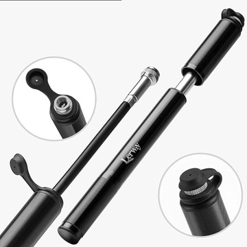 АЛЮМИНИЕВЫЙ ВЕЛОСИПЕДНЫЙ НАСОС 160PSI / 11BAR СУПЕР ЛЕГКИЙ И МАЛЕНЬКИЙ