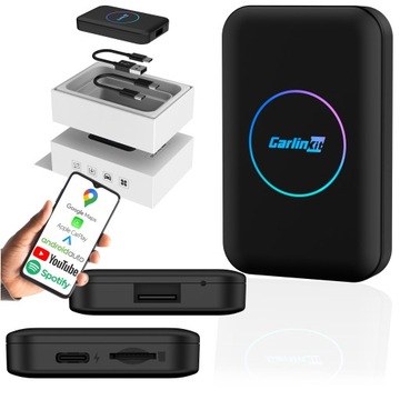 ADAPTER CARLINKIT 5.0 TBOX PRO ANDROID AUTO APPLE CARPLAY BEZPRZEWODOWY