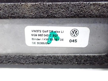 STŘEŠNÍ NOSIČ STŘEŠNÍ KOMPLET CHRÓM 5G9860043C 5G9860044C KOMBI VW GOLF VII 7 19R