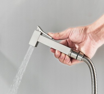 ZESTAW PODTYNKOWY BATERIA BIDETOWA BIDETOWY BIDET NIKIEL