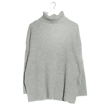 H&M Sweter z golfem Rozm. EU 38 jasnoszary