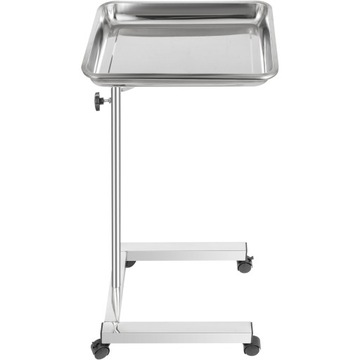 VEVOR Wózek Laboratoryjny 82 130 Cm Stal Nierdzewna Wózki Laboratoryjne