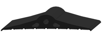 ГАРАЖНАЯ ПРОКЛАДКА ПОРОГ ДЛЯ ВОРОТ 75х13ММ 3.5М + КЛЕЙ ПОРОГА B-662