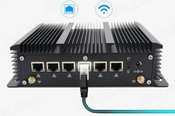 Промышленный мини-ПК G7 6xRJ45 LAN HDMI-маршрутизатор