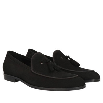 Czarne loafersy Hugo 41