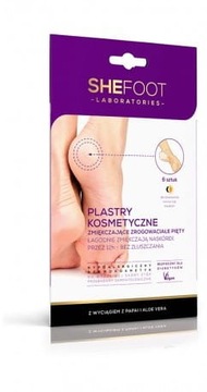 SHEFOOT PLASTRY KOSMETYCZNE NA ZROGOWACIAŁE PIĘTY