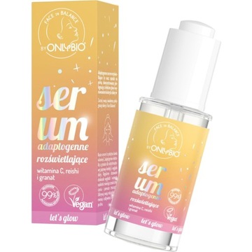 ONLY BIO SERUM DO TWARZY FACE IN BALANCE ROZŚWIETLAJĄCE z witaminą C