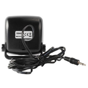 RSN4004A Głośnik zewnętrzny radia samochodowego 5 W Wtyczka 3,5 mm Czysty