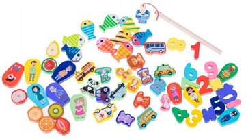 MONTESSORI NAUKA LICZENIA TRENING MÓZGU UKŁADANKA