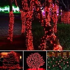 Рождественские елочные гирлянды 100Led КРАСНЫЕ 100шт LED