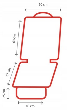 ЧЕХОЛ ДЛЯ ДЕТСКОГО СИДЕНЬЯ BAMBINO С толстым кожаным ковриком С ISOFIX