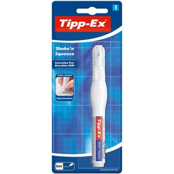 KOREKTOR TIPP-EX SHAKE N SQUEEZE 8ML BLISTER 1SZT