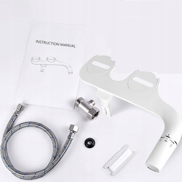 Шапочка для мытья унитаза, самоочистка насадок. тройник