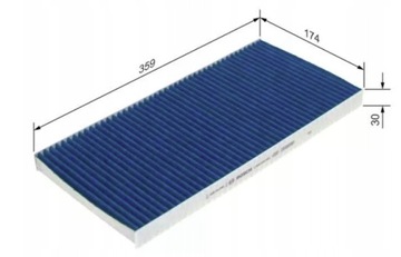 BOSCH 0 986 628 585 FILTR VENTILACE PROSTORU SPOLUJEZDCE