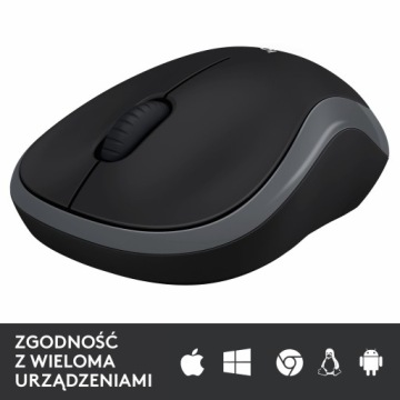 Оригинальная двусторонняя мышь Logitech M185 RF с разрешением 1000 точек на дюйм