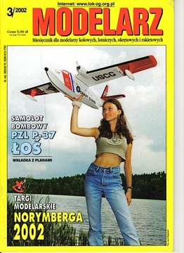 Modelarz 3/2002 PZL 37 Łoś, Star 66