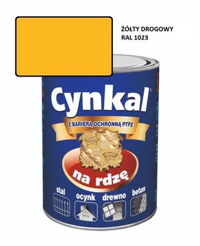 Farba uniwersalna CYNKAL 300ml ŻÓŁTY DROGOWY 1023