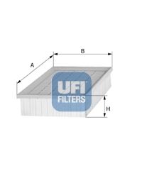 FILTR VZDUCHU 30.177.00 UFI KIA MAZDA DEMIO