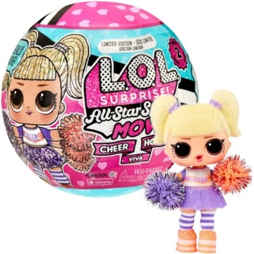 LOL SURPRISE ALL-STAR SPORTS MOVES CHEERLEADERKA LIMITOWANA EDYCJA LALECZKA