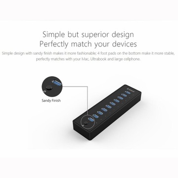 ORICO P10-U3-V1 Концентратор с 10 портами USB 3.0