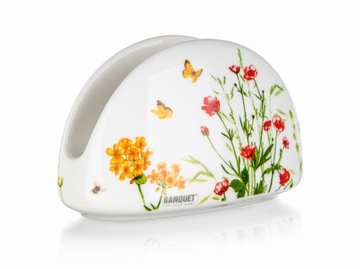 Stojak na serwetki serwetnik ceramiczny Meadow łąka kwiaty
