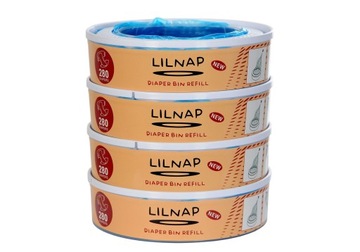 LILNAP WKŁAD DO KOSZA NA PIELUCH ANGELCARE 4-PAK