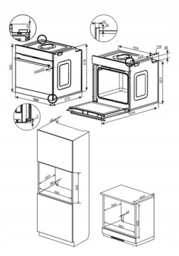 Комплект AMICA ED57545V STEAM + PI6544PHTS4UN