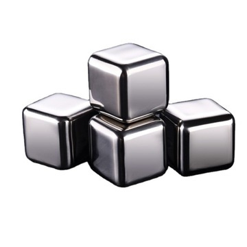 Металлические кубики льда для напитков «Виски», 6 шт.