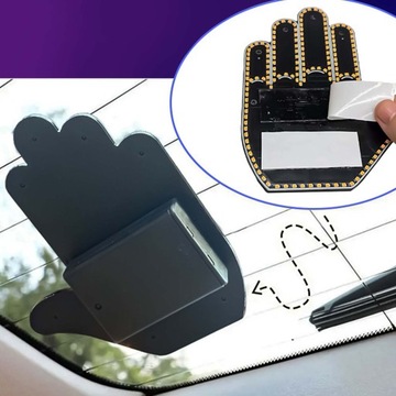 Индикатор жестов руки для заднего стекла для пилота среднего пальца автомобиля