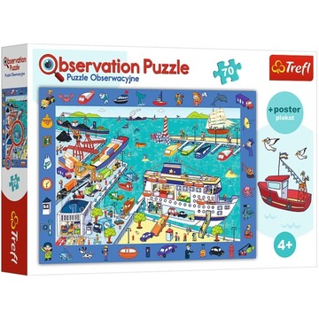 15536 TREFL PUZZLE 70 EL ODWIEDZAMY PORT