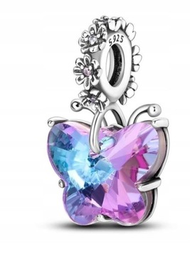 CHARMS ZAWIESZKA KORALIK BIŻUTERIA MOTYL MOTYLEK model 1