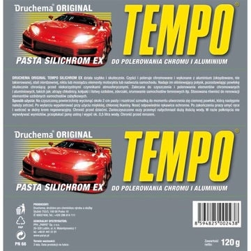 Druchema Original PASTE TEMPO Silichrom для чистки и полировки ХРОМ