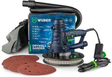 ШЛИФОВАЛЬНАЯ ШЛИФОВКА ДЛЯ ШТУКАТУРКИ, 180ММ, СЕТЕВАЯ, СО СВЕТОДИОДНОЙ ЛЕНТОЙ + 6 БУМАГ