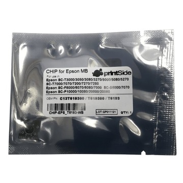 ЧИП Epson T6193 для T3000 T3050 T3080 T5000 T5070 T5200 T5280 T7000 T7070