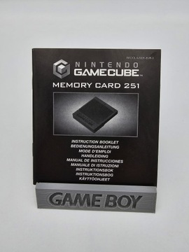 ОРИГИНАЛЬНАЯ КАРТОННАЯ КОРОБКА ДЛЯ КАРТЫ ПАМЯТИ NINTENDO GAMECUBE 251