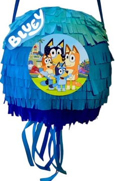 PINIATA URODZINOWA PIESEK BLUE PINATA BLU BLUEY + KIJ