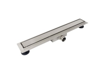 ODPŁYW LINIOWY PRYSZNICOWY dwustronny chrom INOX DUPLEX STANDARD 90 cm