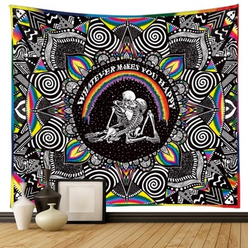 Mandala gobelin wiszący gobelin ścienn 150x200