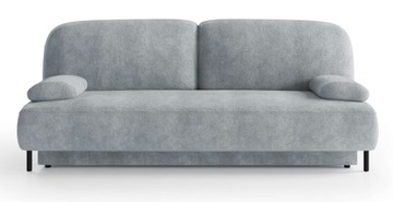 Nowoczesna kompaktowa rozkładana sofa kanapa TULU 200 cm obłe kształty