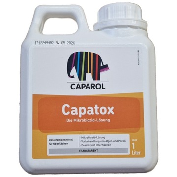 Środek do usuwania glonów na elewacji Capatox 1l.