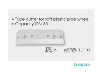 ПЛАСТИКОВЫЙ ТРУБОРЕЗ 3–35 мм, ДЛИНА 211 мм King Tony