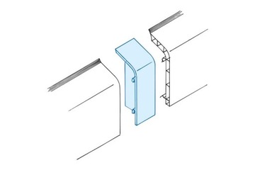 ŁĄCZNIK LISTWY MASKUJĄCEJ MARLEY BIAŁY