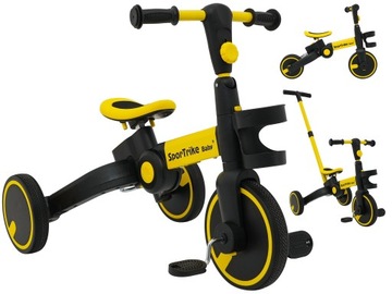 ВЕЛОСИПЕД ДЕТСКИЙ ТРЕХКОЛЕСНЫЙ в подарок Кроссовый велосипед HAPPY BIKE 3в1 С РУЧКОЙ