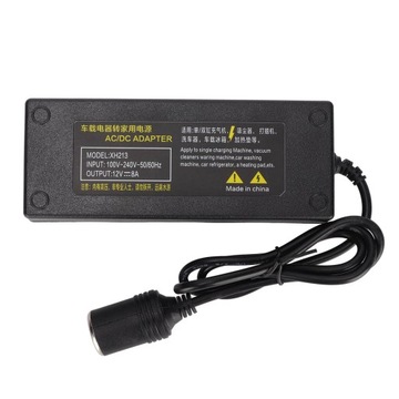 Przetwornica AC na DC 8A 100-240V do 12V gniazdo zapalniczki D8