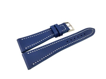 ELEGANCKI PASEK DO ZEGARKA HAND MADE REDUS 22MM RĘCZNIE ROBIONY SAFFIANO