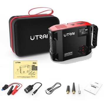 ROZRUCH JUMP STARTER POWERBANK KOMPRESOR LAMPA 5w1