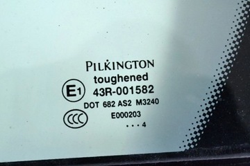 JAGUAR S-TYPE 2004 LEVÝ STRANA SKLO (OKNO) KAROSERIE ZADNÍ