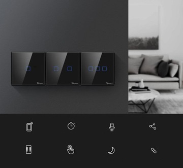 Светодиодный переключатель для освещения Wi-Fi RF433Mhz SONOFF